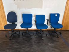 Adjustable Office Chairs x4