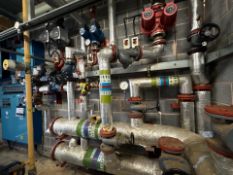 Metal Pipe Work And Pumps