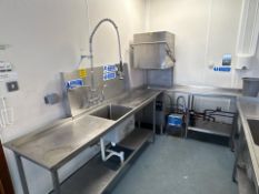 Eco Max Pot Wash With Stainless Steel Sink And Table