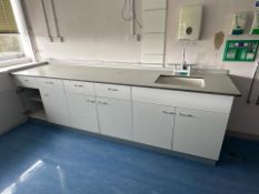 Science Lab Desk Unit With Sink