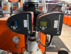 Grundfos MAGNA3D 65-120 F 340 Twin In-Line Circulator Pump, 760W, DN65, 230V, Serial 10002378