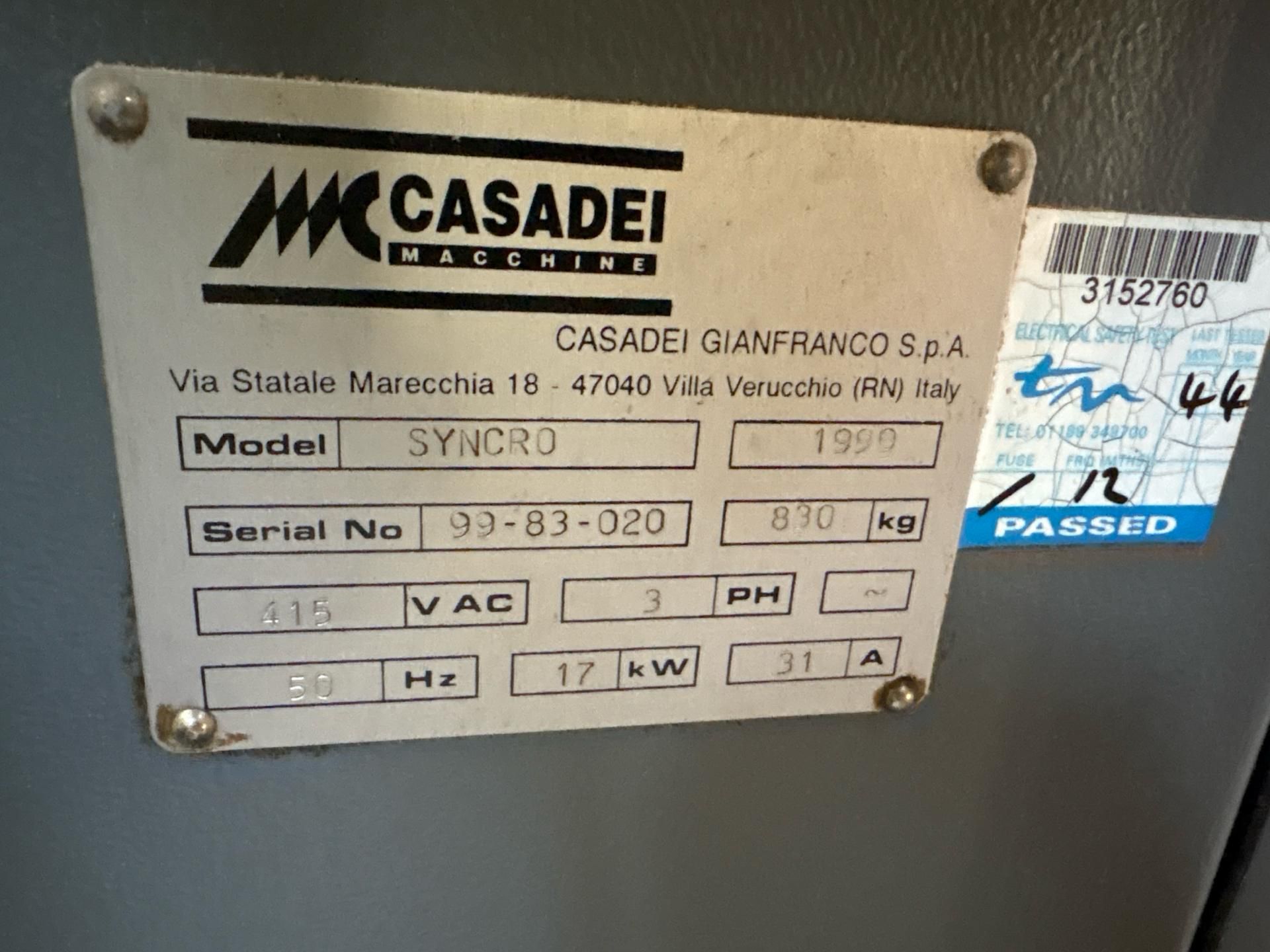 Casadei Syncro Woodworking Machine - Image 10 of 17
