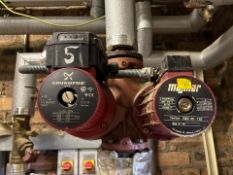 Grundfos UPC 40-120 and Mymar R2C 40-120 Commercial Circulator Pumps, 3-Phase, 40mm Flange