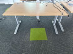 Pair Of Straight Desks