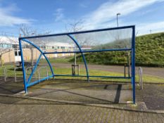 Plastic Bike Shelter With Metal Frame