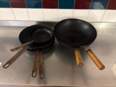 Assorted Frying Pans