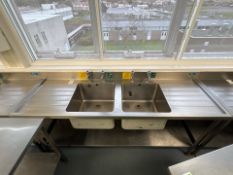 Stainless Steel Double Sink Unit