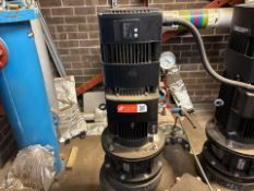 Grundfos TPE 100-170/4 Inline Pump, 5.5kW, DN100, 82.8 mÂ³/h, 16 bar, 3~ 380-415V, IP55