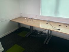 3 x Straight Desks
