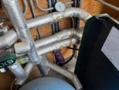 Metal Pipe Work And Pump