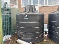 Black Plastic Water Tank