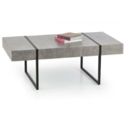 Sierra Stone Effect & Metal Coffee Table