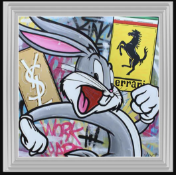 Bugs Bunny Liquid Wall Art
