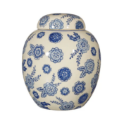 Blue Willow Ginger Jar
