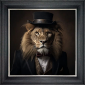 Dressed Up Male Lion