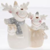 Small Grey Reindeer Twin