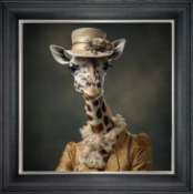 Dressed Up Female Giraffe