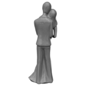 Ceramic Wedding Couple Grey