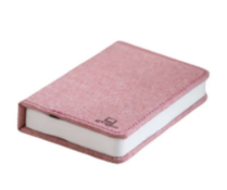 Large Pink Linen Smart Book Table Light