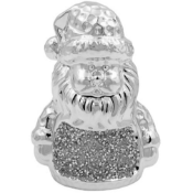 Silver Sparkle Santa