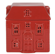 Red Ceramic House Oil Burner