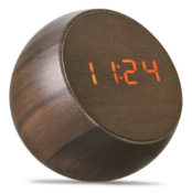 Walnut Tumbler Click Clock