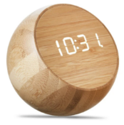 Bamboo Tumbler Click Clock