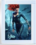 Mera Aqua Woman Liquid Wall Art