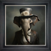 Dressed Up Female Elephant