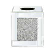 Mirror Small Cube Tissue Box Cover