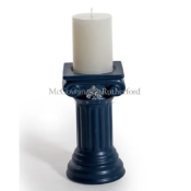 Ionic Column Ceramic Candle Holder Small Light Blue