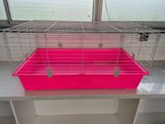 Plastic And Metal Animal Cage