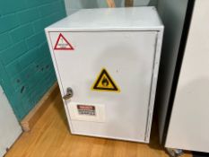 White Metal COSH Cabinet