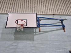 Wall Mounted Basketball Backboard & Hoop System