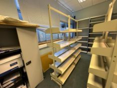 Grey Metal Book Shelf