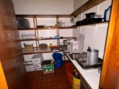 Contents Of Canteen Storage Cupboard