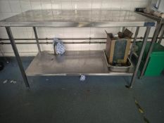 Stainless Steel Prep Table