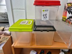 Plastic Cricket Enclosure x3