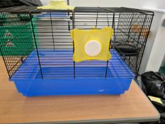 Metal And Plastic Animal Cage