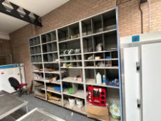 Metal Shelving Unit