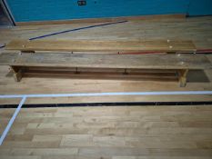 Wooden Gym Bench x2