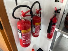 Assorted Fire Extinguishers x3