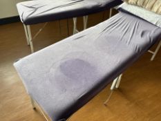 Adjustable Faux Leather Massage Bed