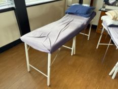 Adjustable Faux Leather Massage Bed