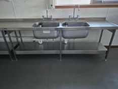 Stainless Steel Twin Sink
