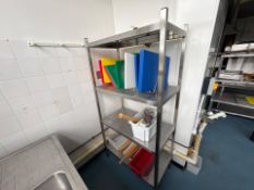 Stainless Steel Shelving Unit
