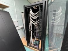 Black Metal Server Rack