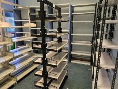 Twin Sided Metal Book Shelving