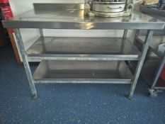 Stainless Steel Prep Table