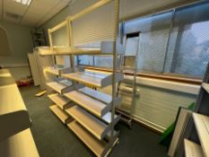 Grey Metal Book Shelf